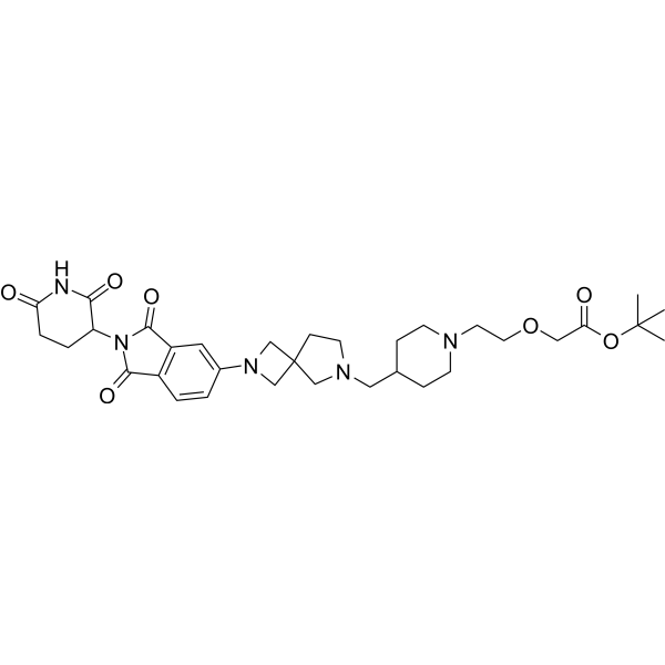 Thalidomide-2,6-diazaspiro[3.4]octane-C-piperidine-C2-OC-boc